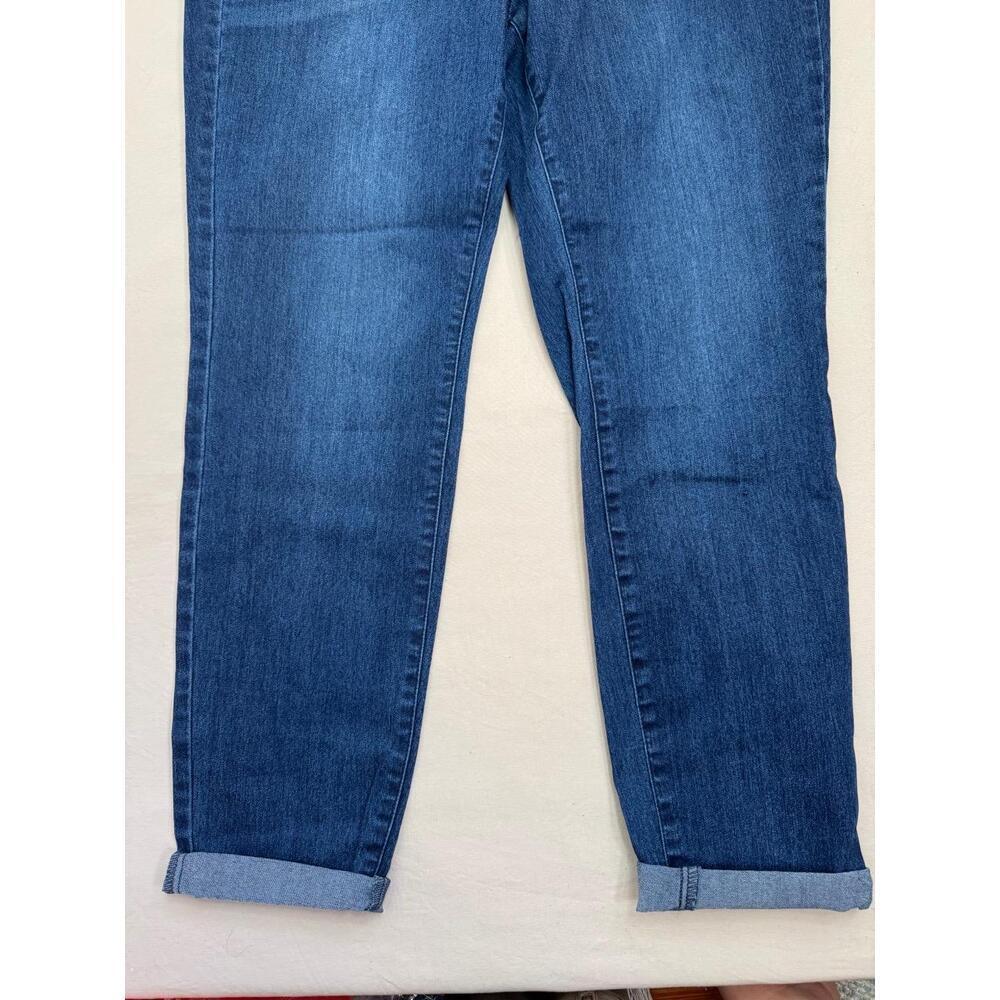 WORKSHOP Republic Womens Size 14 Med Dark Blue High Waist Skinny Ankle Stretchy - Picture 7 of 10